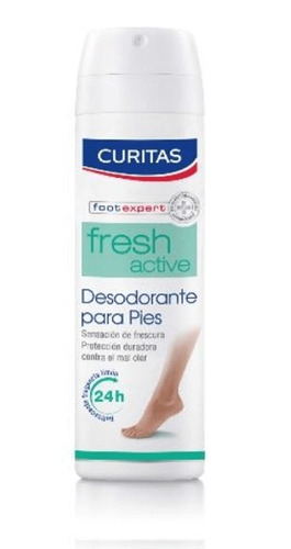 Curitas Fresh Active Desodorante Para Pies Spray 150 Ml