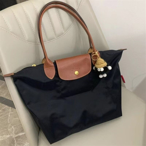 Para Le Pliage Original Bolso Tote Mediano, Coñac 100% Origi