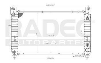 Radiador Gmc Sierra 1994-1995-1996-1997 V6 4.3lts Automatico