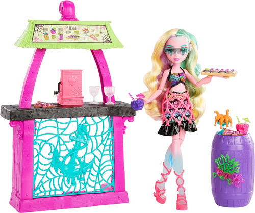 Monster High Lagoona Blue Scare-adise Island Snack Shack (Usado)