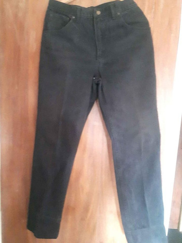 Jeans Negro Caballero Corte Clasico Talla 34