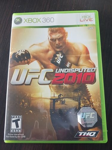 Ufc Undisputed 2010 Xbox 360 Original 