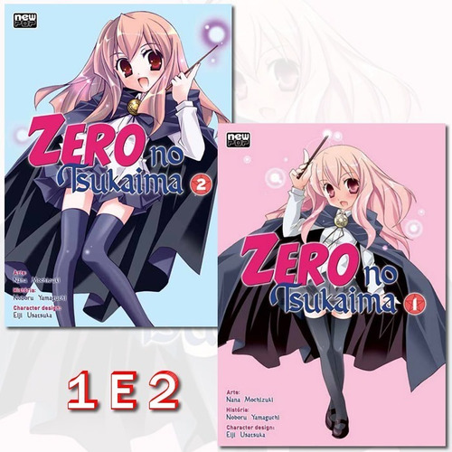 Zero No Tsukaima 1 E 2! Mangá Newpop! Novo E Lacrado!