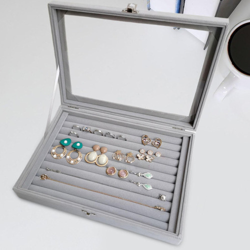 . Caja Organizadora De Anillos Con 10 Ranuras, Anillos De