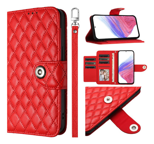 Z Funda De Piel Tipo Cartera Para Motorola E15 E14 E13