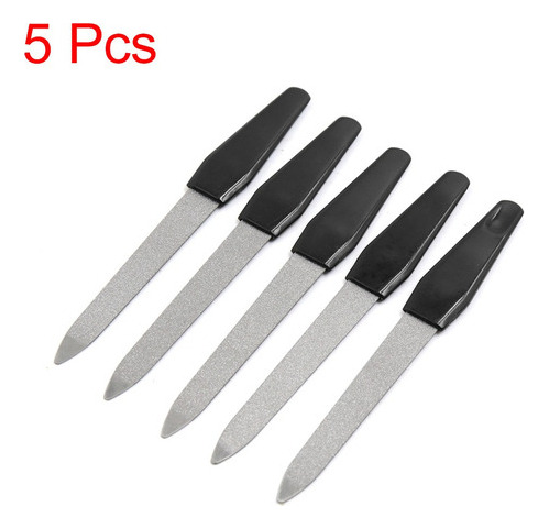 Limas Para Uñas De Doble Cara Manicura Pedicura 5 Piezas