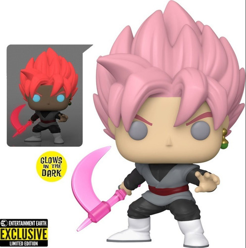 Funko Pop Goku Black Rose Super Saiyajin 1279 Glow Exclusivo