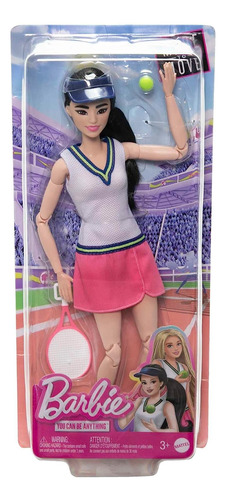 Barbie Tenista Muñeca Jugadora De Tenis Articulada Made Move