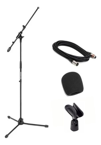Soporte De Microfono Samson Mk5 Boom Pesado + Cable Pipeta P