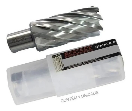 Broca Anular Ø 13 Mm X 30 Mm Comp. - Encaixe Weldon 19mm