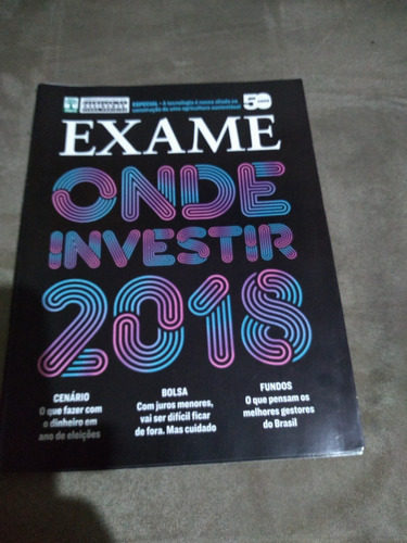 Revista Exame Onde Investir 2018 