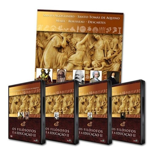 Imagem 1 de 1 de Box Dvd Os Filósofos E A Educação 2