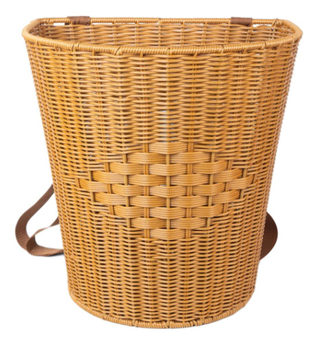 Canasta De Espalda Tejida A Mano Canasta De De Pascua Con