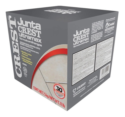 Juntacrest Ultramax 5kg Acero  - Crest