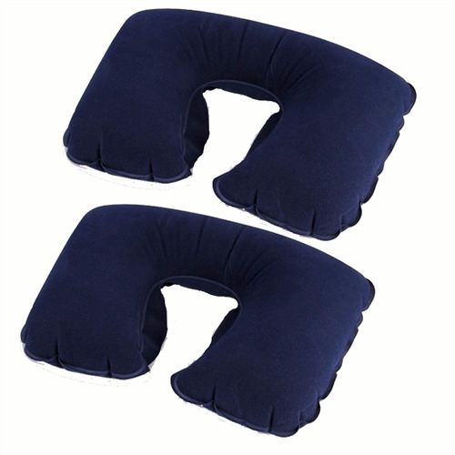 Almohada Inflable De Viaje Por 2 Unidades