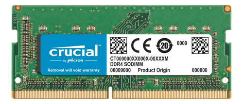 Memoria Ram 8gb Crucial Ddr4 3200mhz Notebook Sodimm