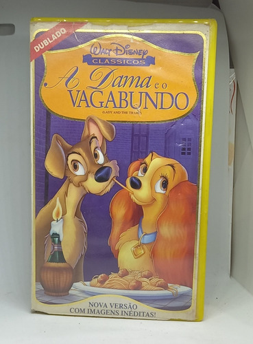 Fita Vhs Filme: ''a Dama E O Vagabundo''