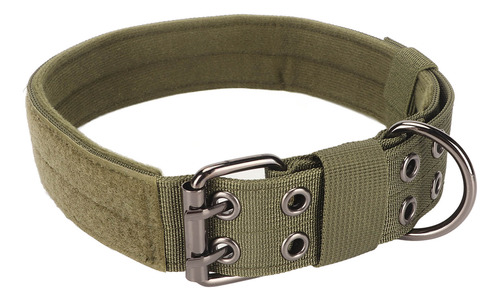 Collar Militar Grande Para Perros Ajustable, Transpirable Y