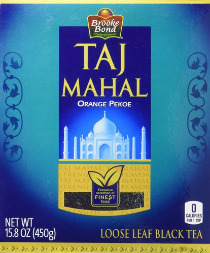 Brooke Bond Taj Mahal Orange Pekoe Black Tea, 15.87 Oz