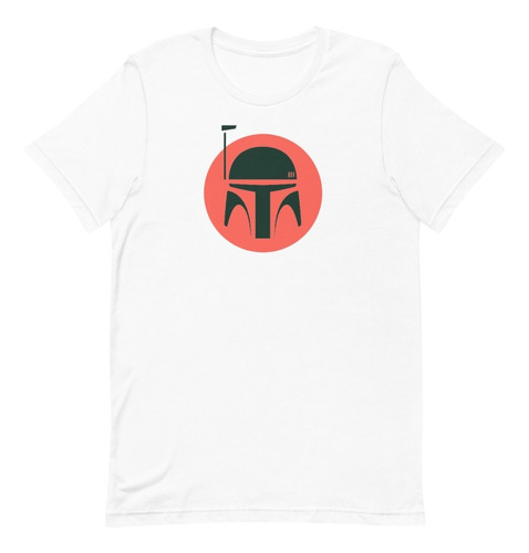 Playera Star Wars. Casco Boba Fet. Adultos Y Niños