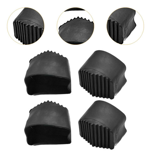 4 Cubiertas De Escalera Extensibles Con Extremo 40 Cmx55cm