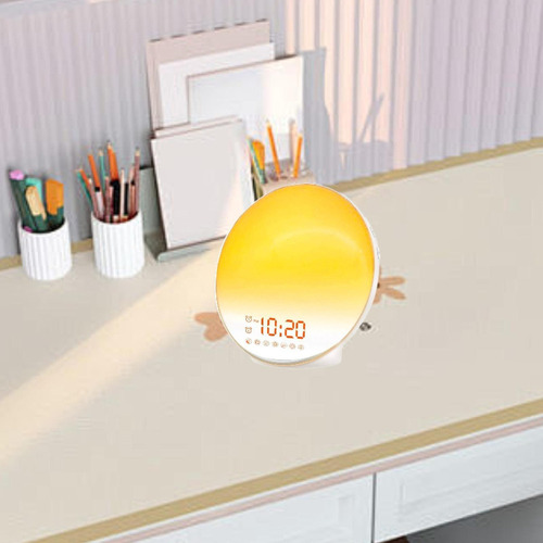 Y Despertador Led Con Alarma Suave