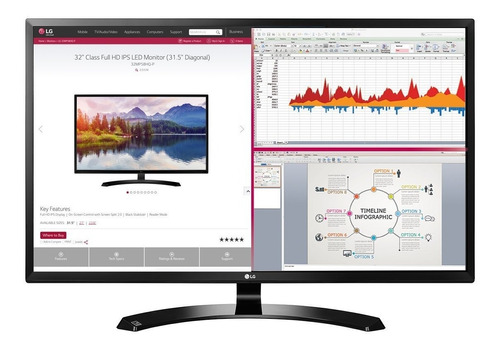 Monitor LG 32ma70hy-p 32-inch Full Hd Ips Monitor With