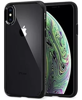 Funda Spigen Para iPhone X / Xs Ultra Hybrid Negro Mate