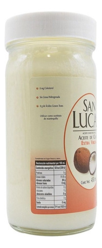 Aceite De Coco San Lucas Extra Virgen 450ml