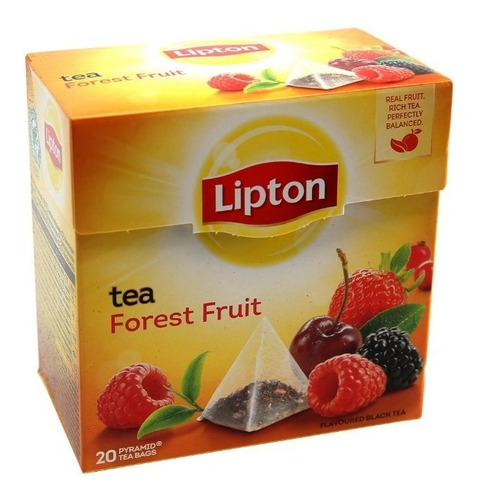 Te Lipton Frutas Del Bosque X20 Saq Piramidales Importado