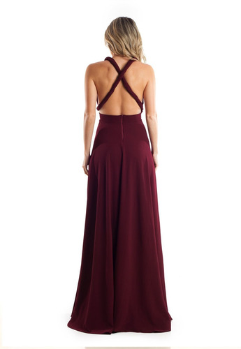 vestido infinity marsala