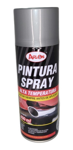 Pintura Alta Temperatura Plateado (silver) Arlon 400ml