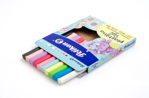 Imagen 3 de 5 de Plastilina Pelikan X 10 Barras (180 Gramos)