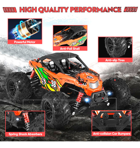 Auto Control R 40km 4x4 Todo Terreno Buggy 1:16 Profesional