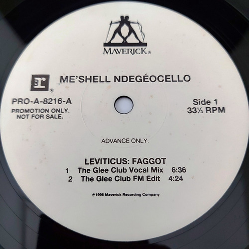Me'shell Ndegeocello - Leviticus: Faggot  Import Usa  Lp
