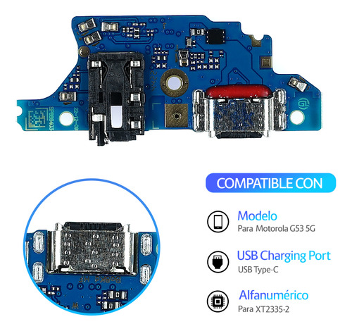 Flex Flexor Centro De Carga Para Motorola G53 5g Xt2335-2