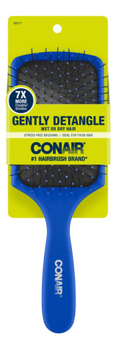 Cepillo De Paleta Desenredante Conair Color Negro plano Conair 95311 negro