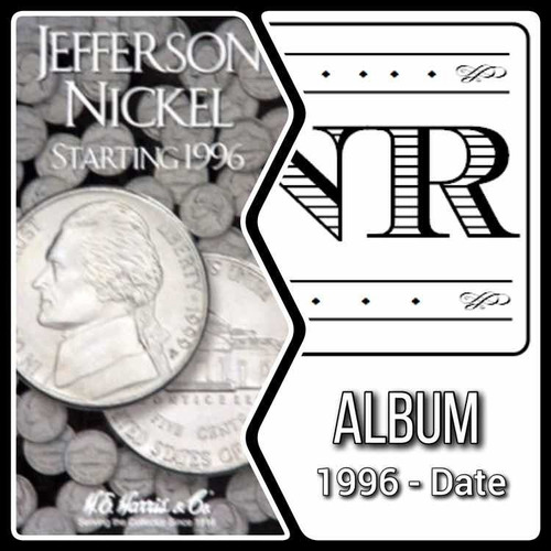 Álbum Monedas Jefferson Niquel - Desde 1996 - P & D