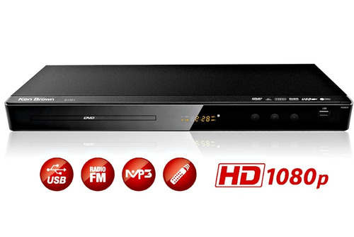 Reproductor Dvd Ken Brown D1201 Usb Mp3 Radio Fm Hd 1080