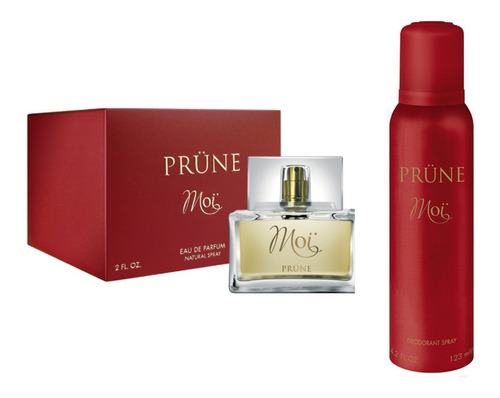 Perfume Mujer Prune  Moi Edp 60 Ml + Deo 123 Ml 