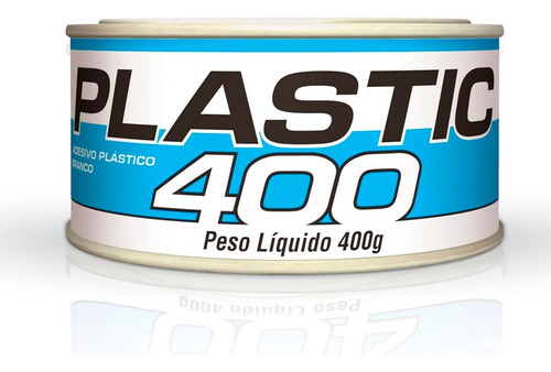 Massa Plastica Maxi Carplastic Branca 400g - Kit C/12 Peca