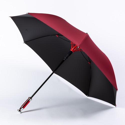 Paraguas Largo Golf Resistente Al Viento + Funda Ideal Auto