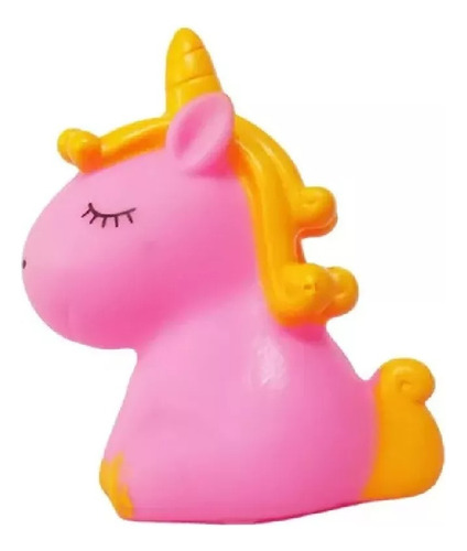 Unicornio De Goma X6 Con Chifle Varios Colores Disponible