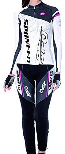 Pantalones Para Mujer Sponeed Jersey De Ciclo Largo Bici De 