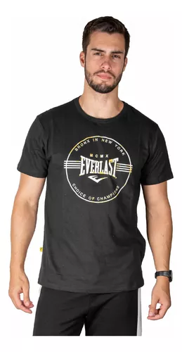 Camiseta Everlast Foil - Masc Preta