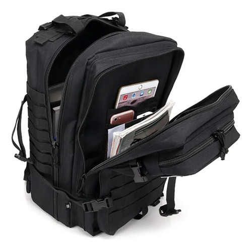 Mochila Modular Acampamento Militar 50l Resistente A Água Cor Tan Desenho Do Tecido Liso