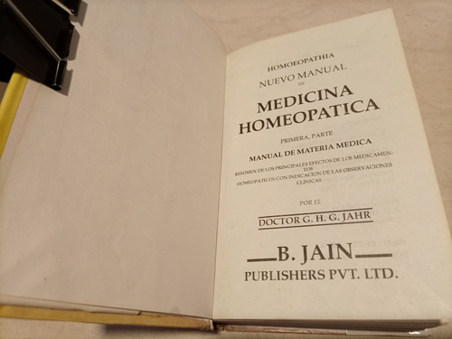 Nuevo Manual De Medicina Homeopática (Usado)