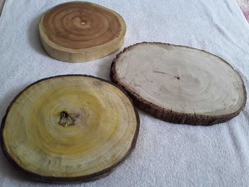 Imagem 5 de 5 de Kit 8 Bolachas Madeira De Diversos Tamanhos