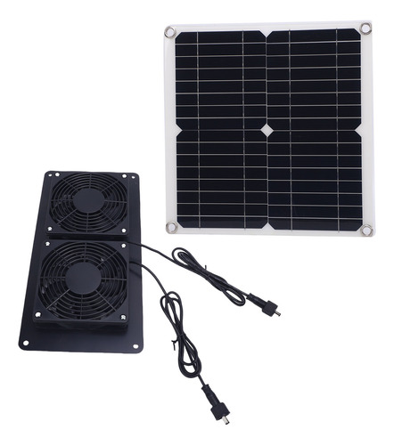Ventilador Alimentado Por Panel Solar De 12 W Ventilador Sol