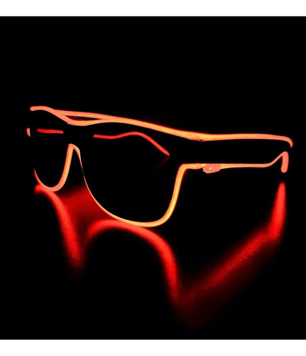 Imagen 2 de 10 de Lentes De Sol Luz Neon Led A Pilas Gafas Anteojos Luminoso